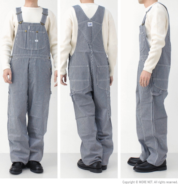 Lee（リー） ヒッコリーストライプ オーバーオールパンツ LM7254-2104