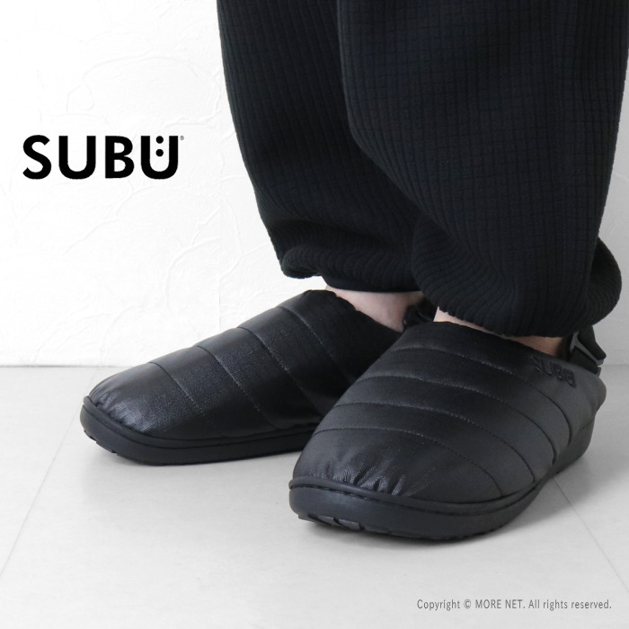 SUBU（スブ） ヒールプラスウィンターサンダル DOTS +H XENO BLACK
