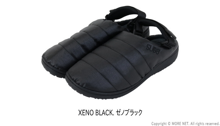 SUBU（スブ） ヒールプラスウィンターサンダル DOTS +H XENO BLACK