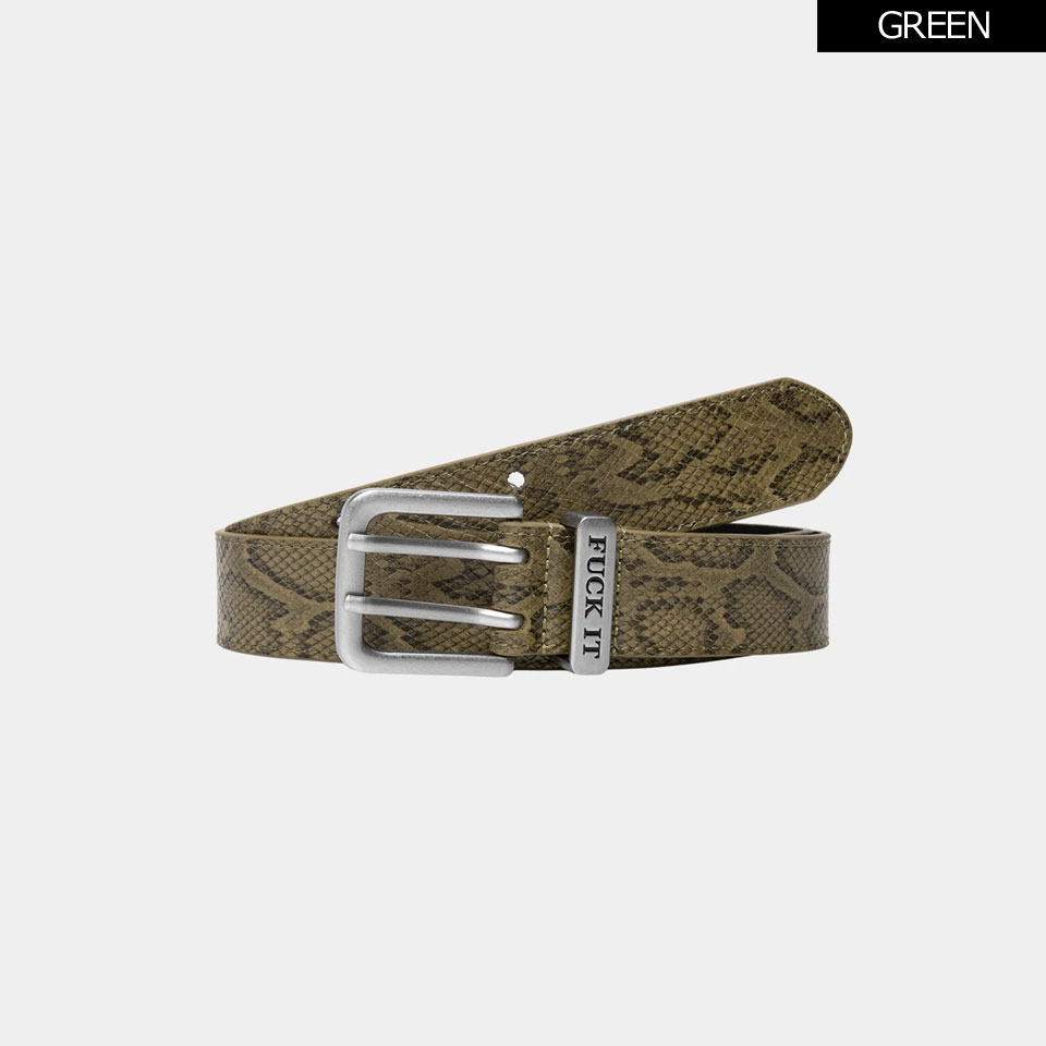 HUF（ハフ） サイフ FUCK IT SNAKESKIN WALLET ヘビ革 財布 ブラウン