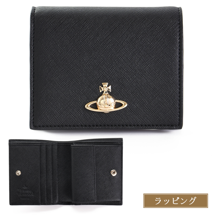 Vivienne Westwood ヴィヴィアンウエストウッド SAFFIANO PLAIN 二