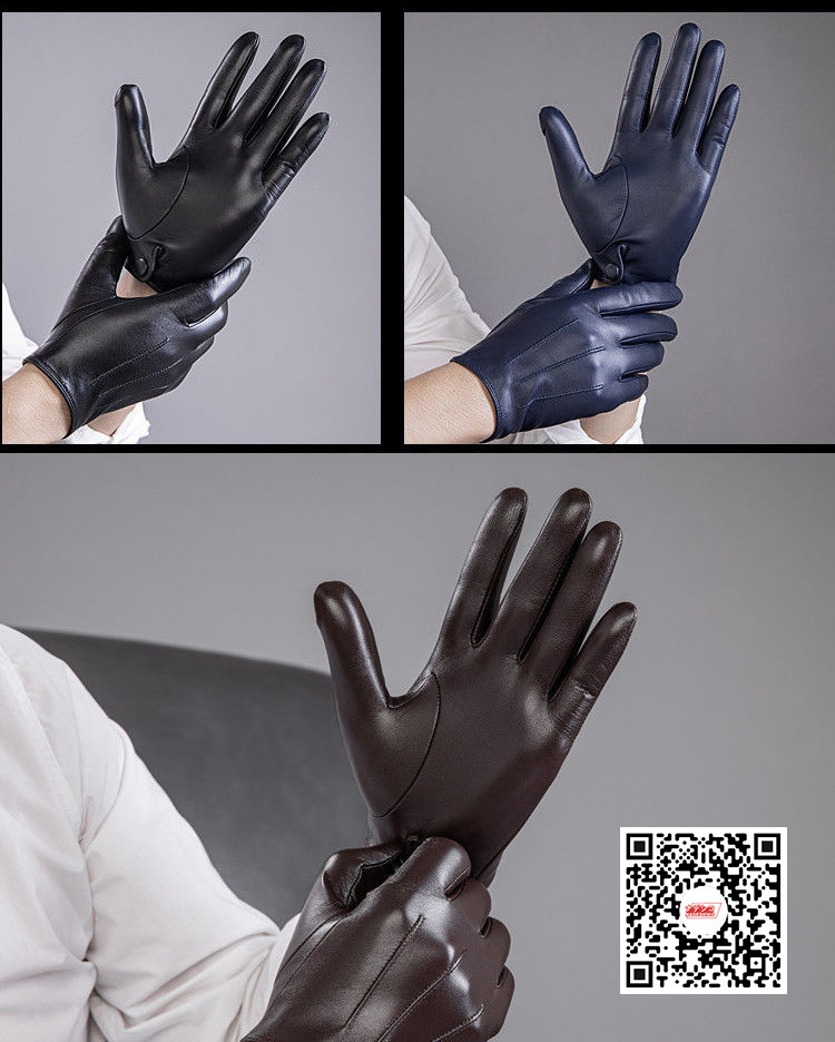 山羊革 スマホ対応可能 本革手袋 メンズ グローブ レザーグローブ