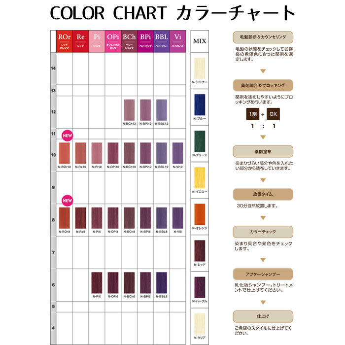 NASEED ナプラ ナシードカラー ファッションカラー ミックス