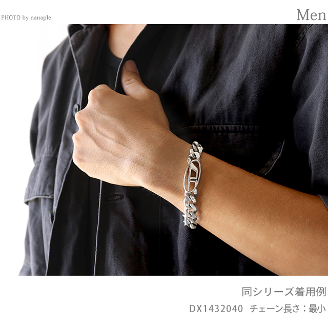 DIESEL（ディーゼル） ブレスレット メンズ ブランド ステンレス