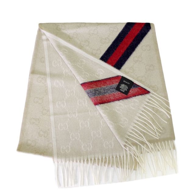 GUCCI（グッチ） マフラー GG柄 メンズ レディース 570603 3G200 9568