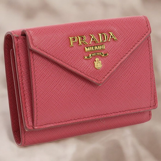 PRADA（プラダ） 中古 三折財布小銭入付き レディース ブランド