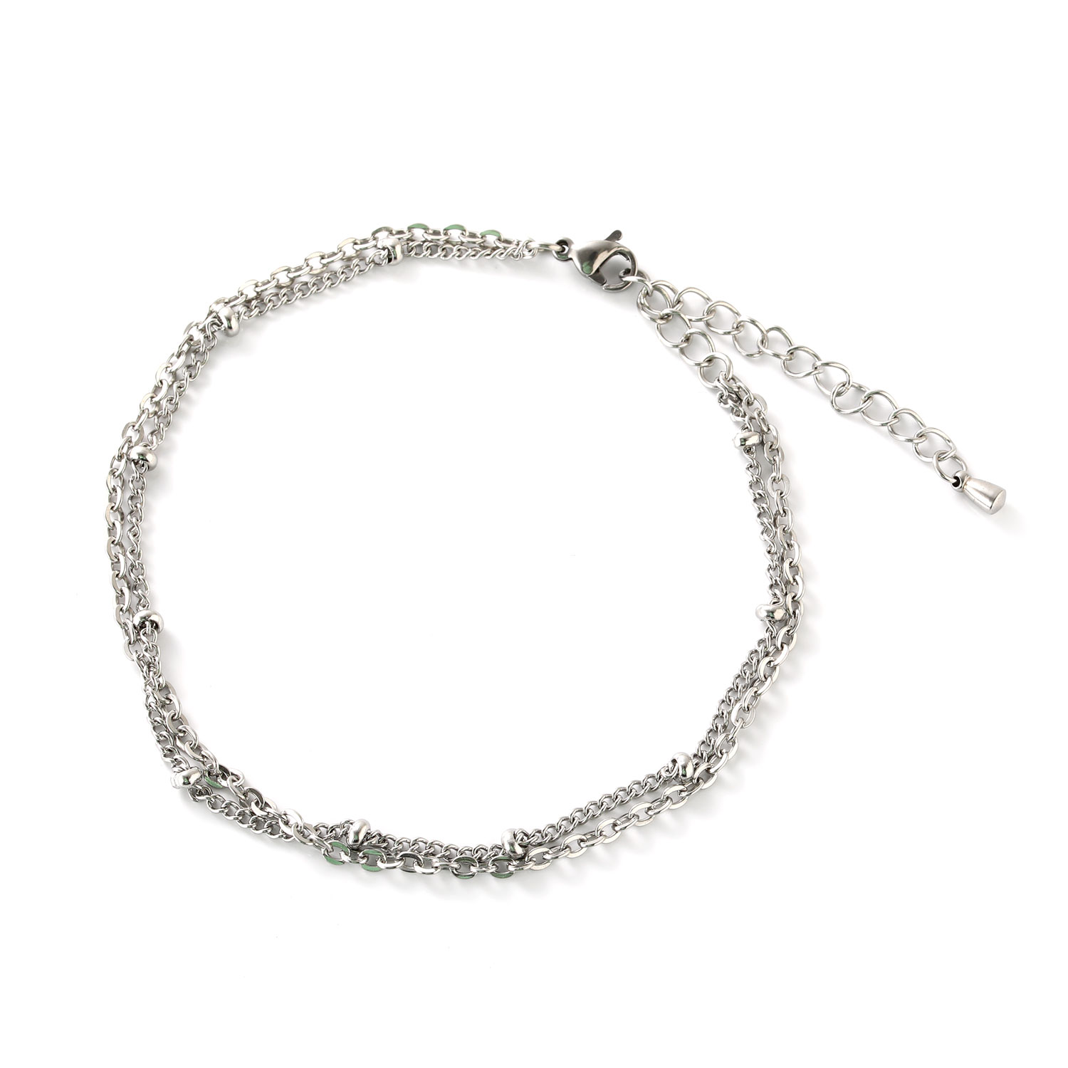 アンクレット メンズ レディース つけっぱなし ペア おそろい シルバー