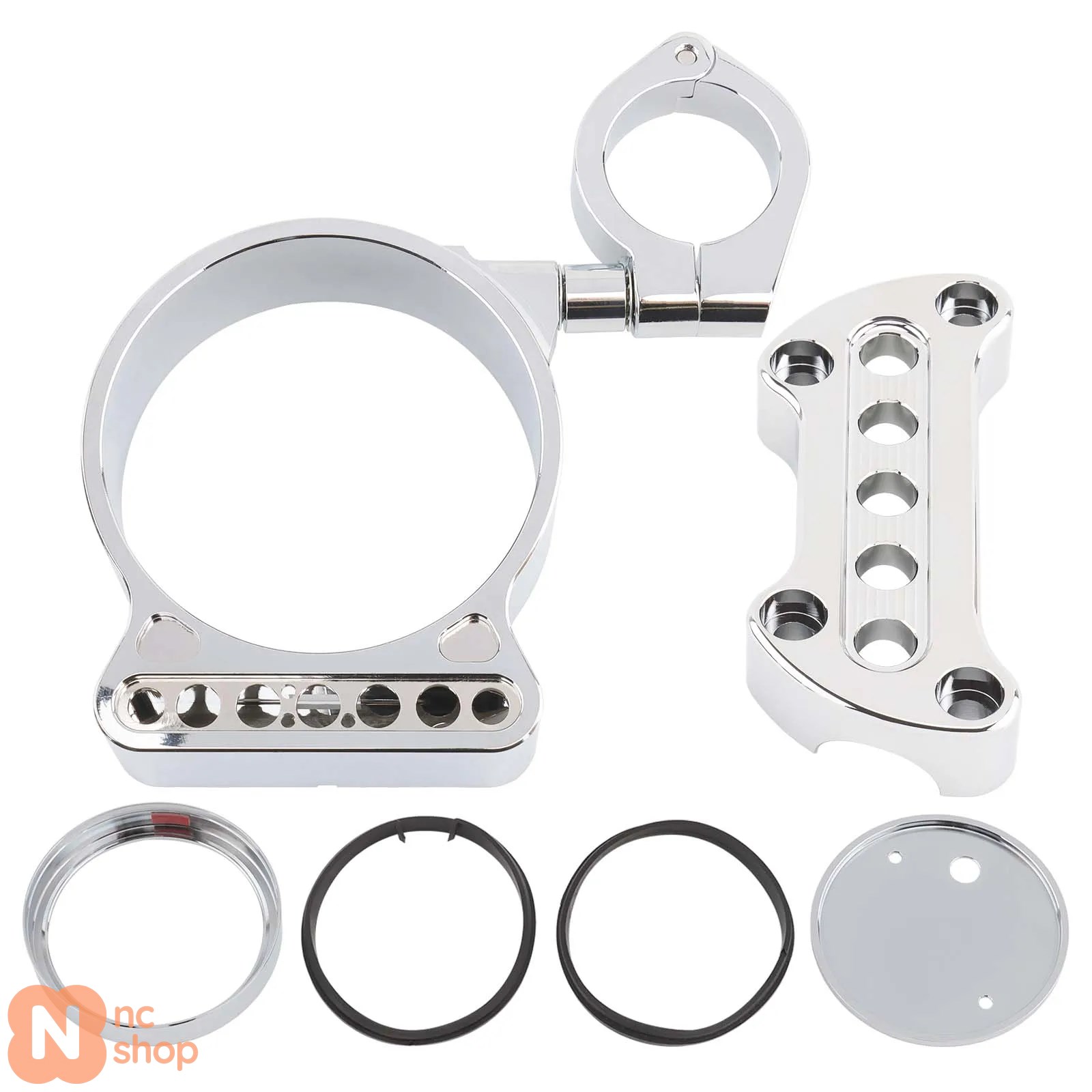 並行輸入品】 バイク用 サイドマウント計器ブラケット スピード