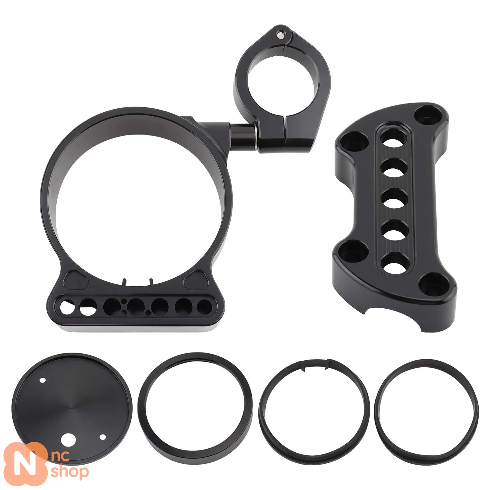 並行輸入品】 バイク用 サイドマウント計器ブラケット スピード