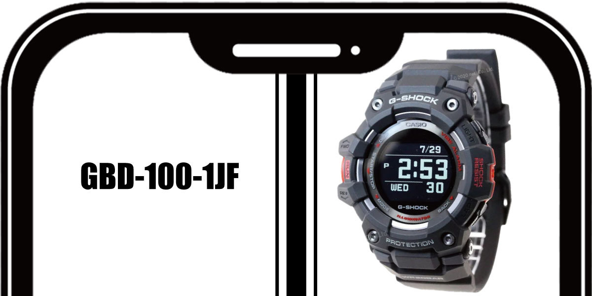 G-SQUAD Gショック ジースクワッド G-SHOCK 腕時計 メンズ GBD-100-1JF