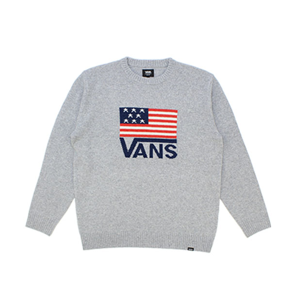 VANS（ヴァンズ） バンズ VANS American Flag Jacquard Crew Knit