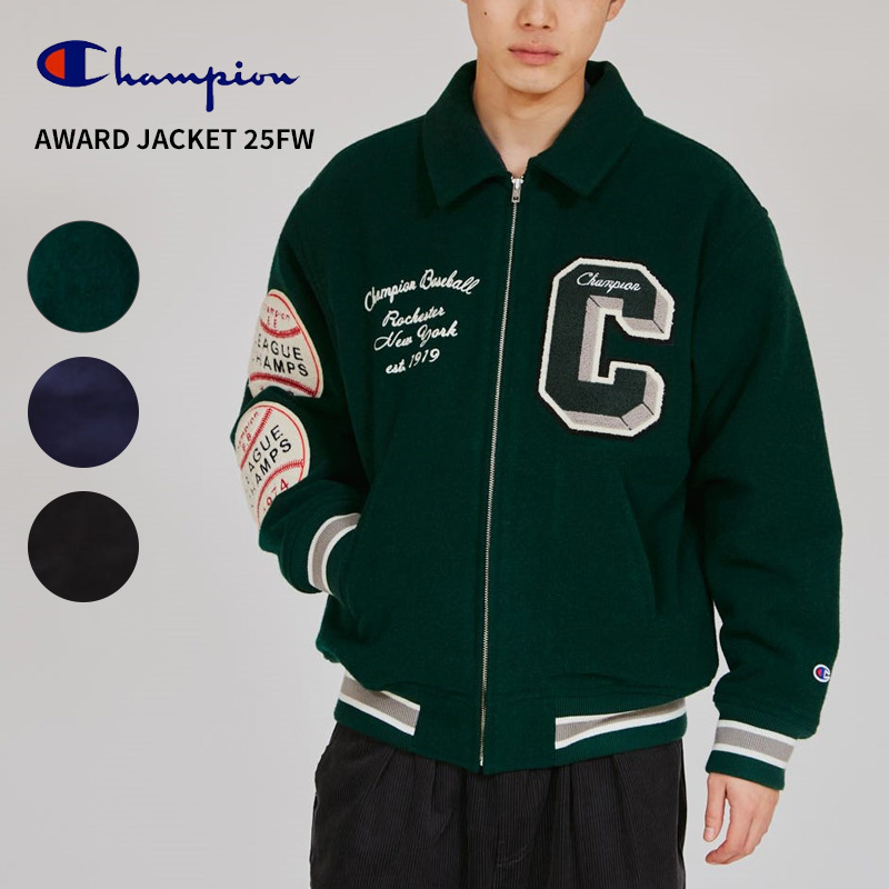Champion（チャンピオン） メンズ スタジャン アワードジャケット 25FW