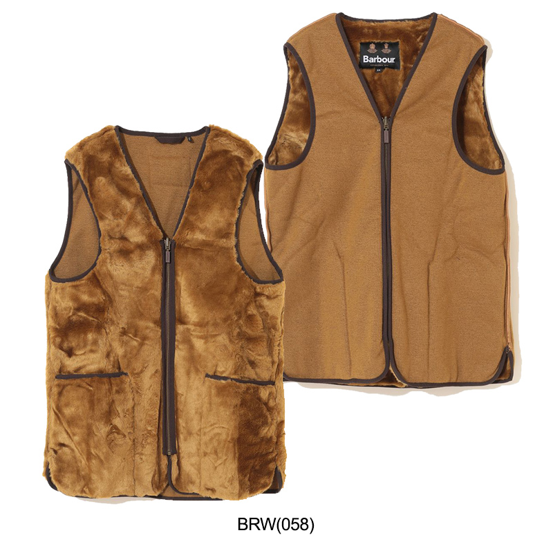 Barbour（バブアー） Barbour SL FUR LINER フロントジップ ファー