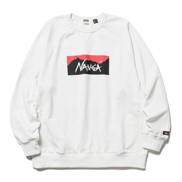 NANGA（ナンガ） NANGA ECO HYBRID BOX LOGO SWEATSHIRT エコ
