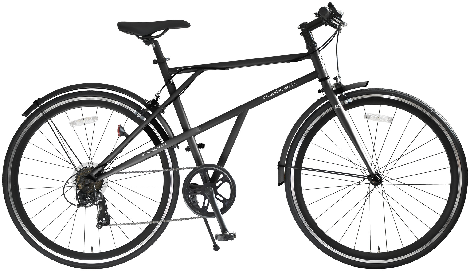 a.n.design-works クロスバイク 自転車 700c 本体 27インチ 相当 7段