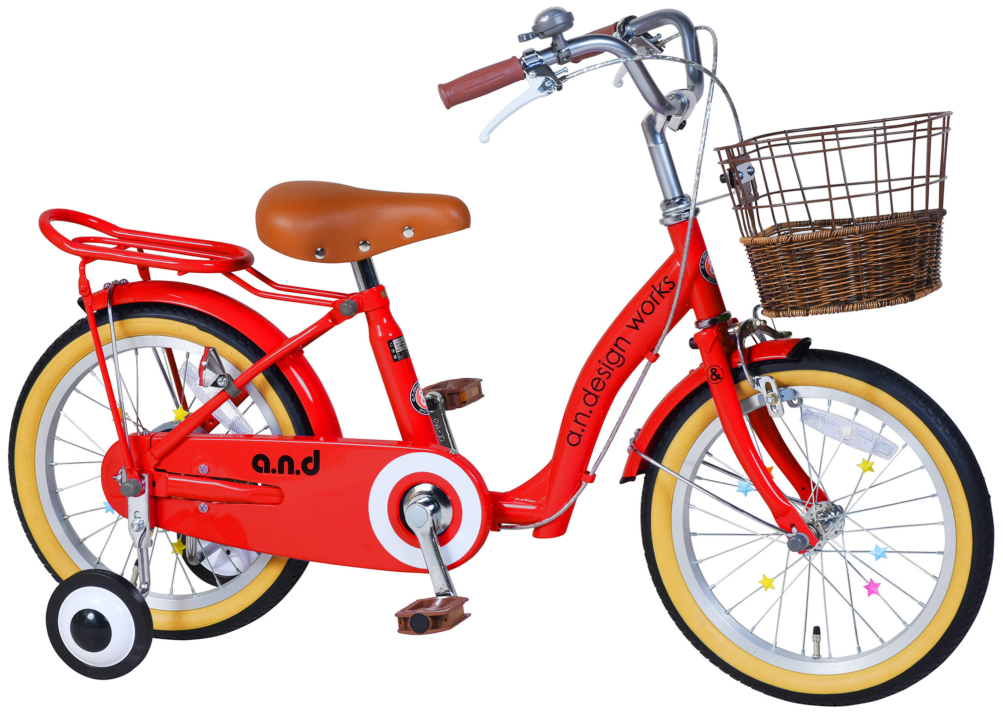 a.n.design-works 自転車 子供 14インチ 女 男 おしゃれ キッズ 身長