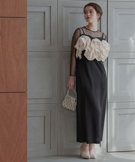 パーティードレス ワンピース ロングドレス 結婚式 お呼ばれ