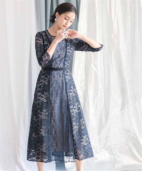 Callarus パーティードレス ワンピース ロングドレス 結婚式 お呼ばれ