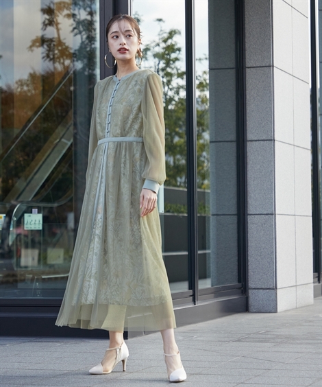 Callarus パーティードレス ワンピース ロングドレス 結婚式 お呼ばれ