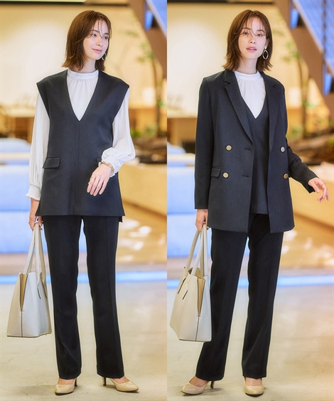 ニッセン（nissen） スーツ レディース パンツスーツ セットアップ