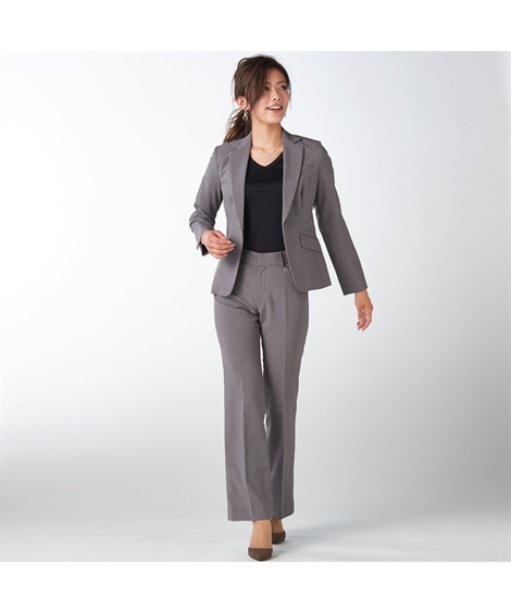 ニッセン（nissen） スーツ レディース パンツ 大きいサイズ 洗える