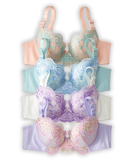 ニッセン（nissen） ブラジャー ワイヤー入り 大きいサイズ レディース