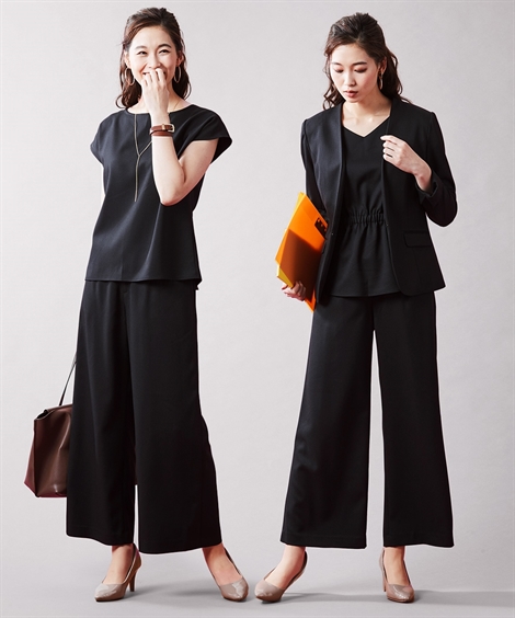 ニッセン（nissen） スーツ レディース セット 3点セット 洗える 着