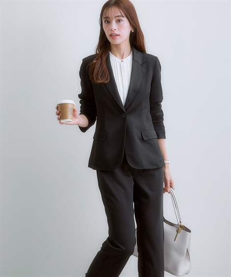 ニッセン（nissen） スーツ パンツ レディース カットソー 素材