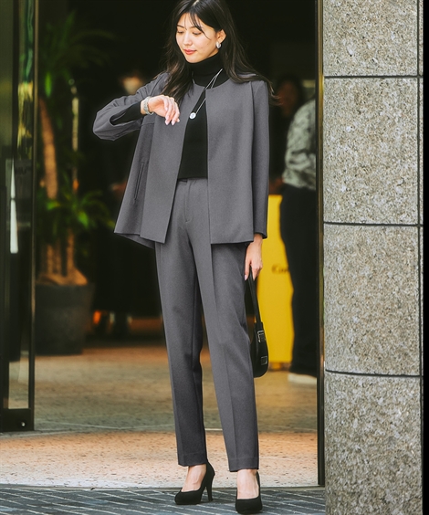 ニッセン（nissen） スーツ パンツ 大きいサイズ レディース ノー