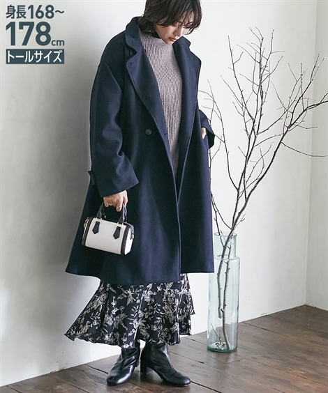 ニッセン（nissen） コート トールサイズ レディース 高身長 フェイク