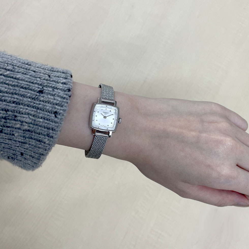 TISSOT（ティソ） ご購入特典つき レディース腕時計 ラブリー スクエア