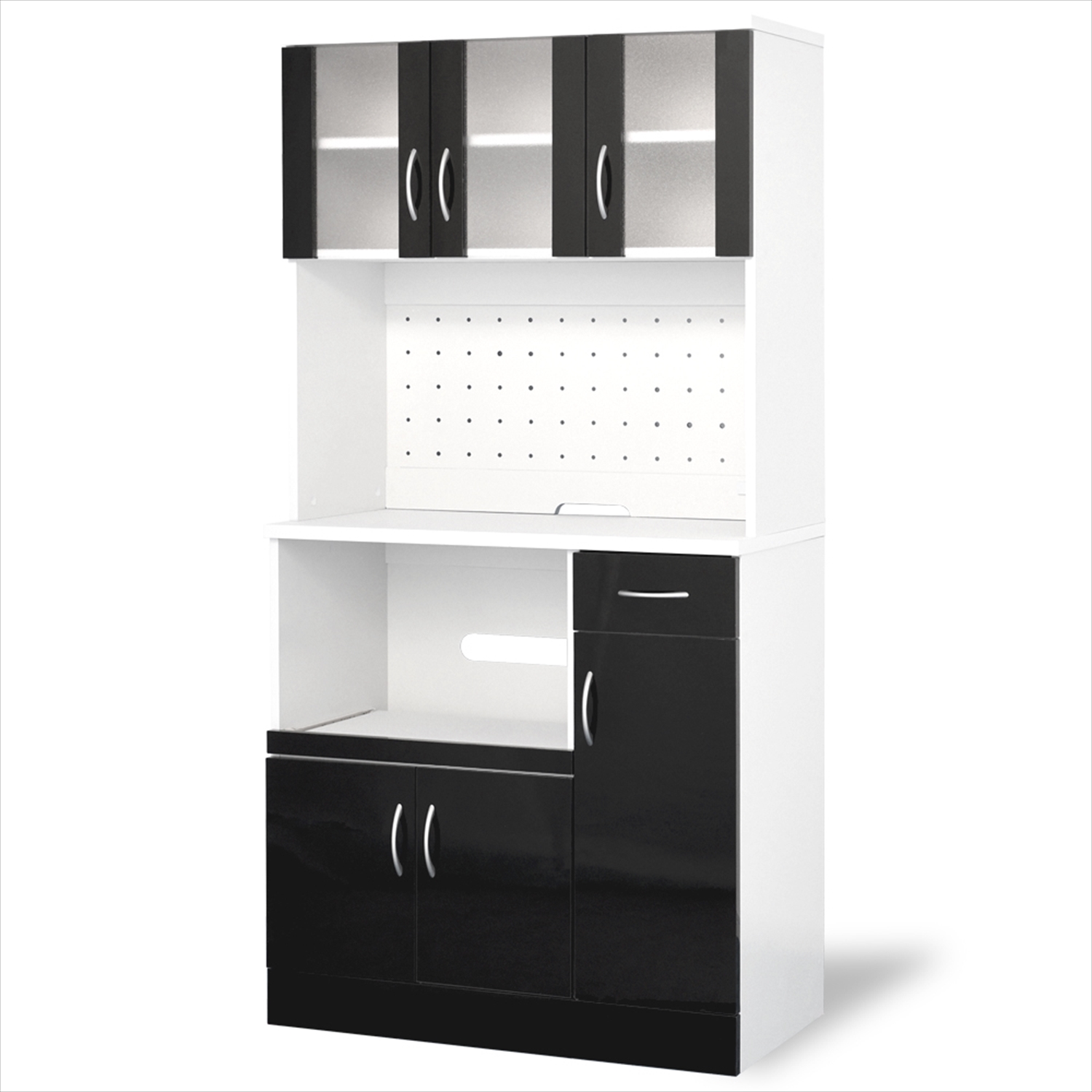 moca company キッチンボード 90cm 鏡面 食器棚 おしゃれ キッチン収納