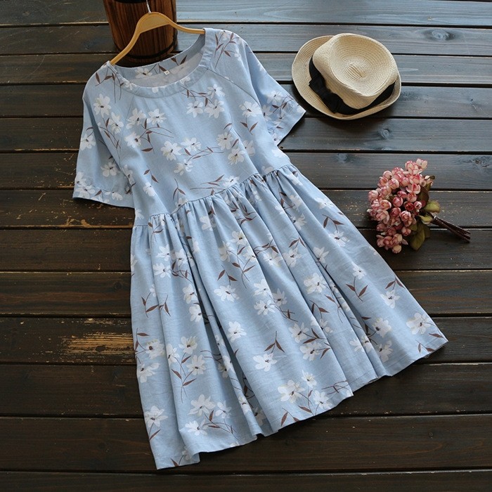 ミニワンピース花柄（ファッション）（号数：9号）のおすすめ人気商品