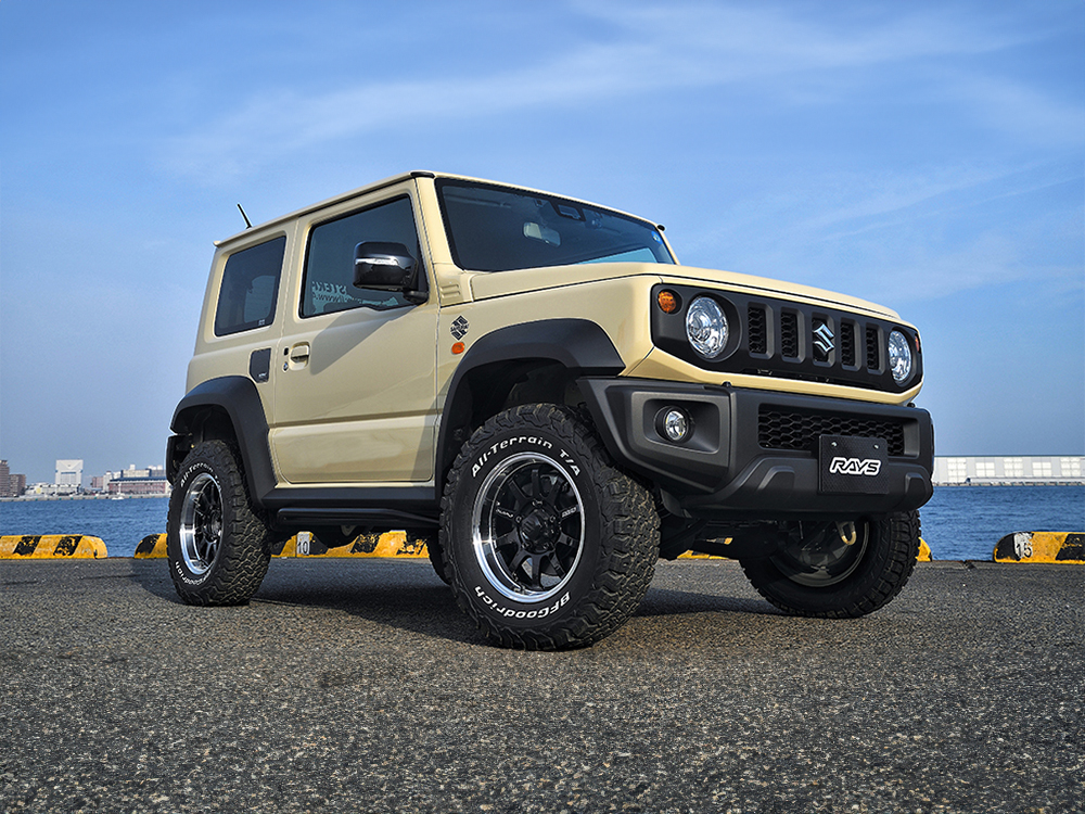 RAYS レイズ A-LAP-J 16インチ 6.0J ブラックリムDC エーラップジェイ