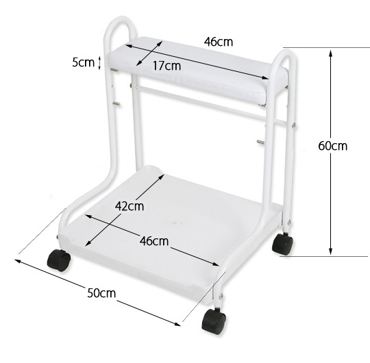 7BEAUTY（7ビューティー） フットカート フットケア フットバス ワゴン