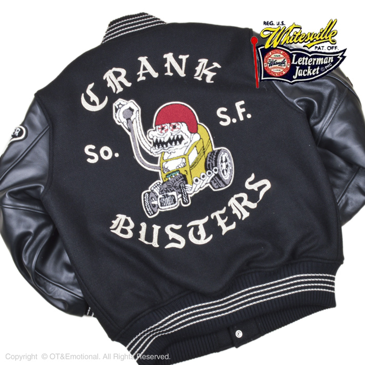 ホワイツビル（WHITESVILLE)スタジャンWOOL MELTON AWARD JACKET CRANK