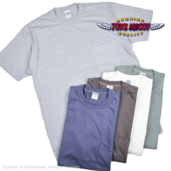 トイズマッコイ（TOYS McCOY）ポケ付き無地Tシャツ TMC2410