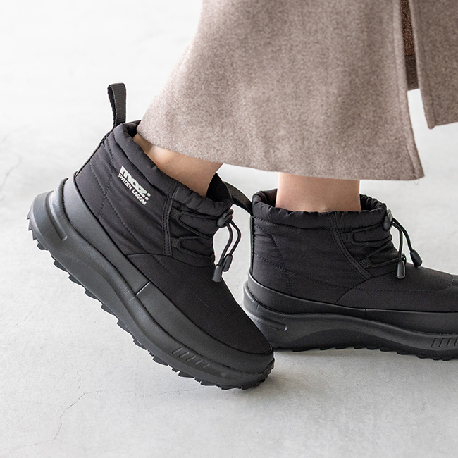 moz（モズ） スノーブーツ ボア ファー レディース 撥水 防寒 すべら