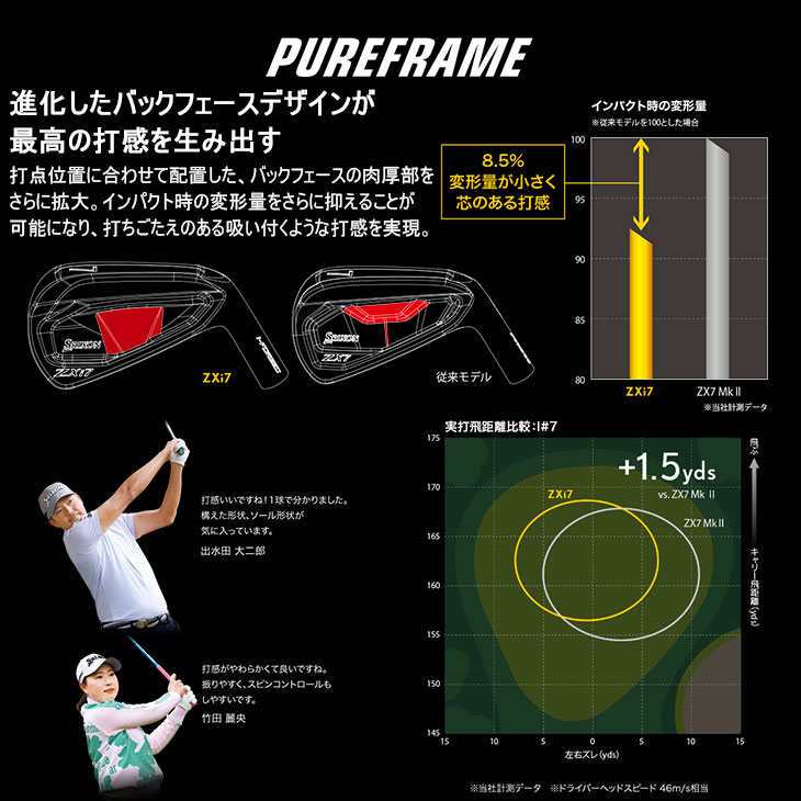 ZXi ZXi7 ブラッククロム アイアン6本set(5I-PW)[5P]スリクソンSRIXON