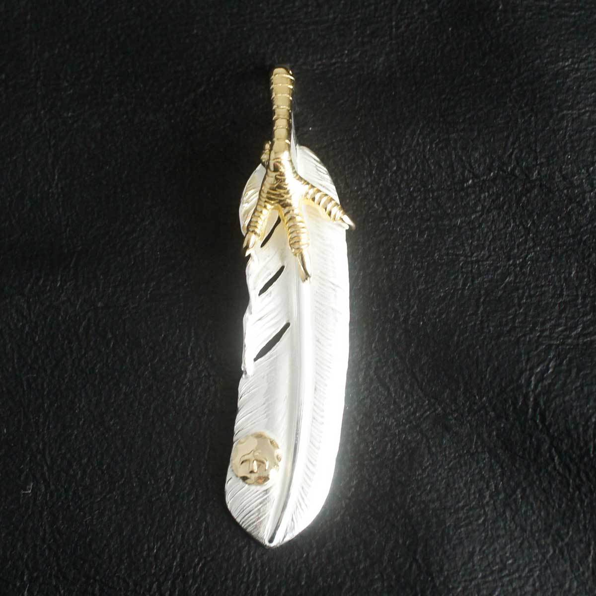 18金金ツメメタル付特大フェザーメタル特大 18金 金爪メタル付特大