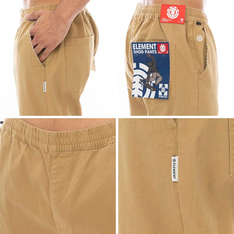 ELEMENT/エレメント メンズ スケートボードパンツ リラックス ワイド