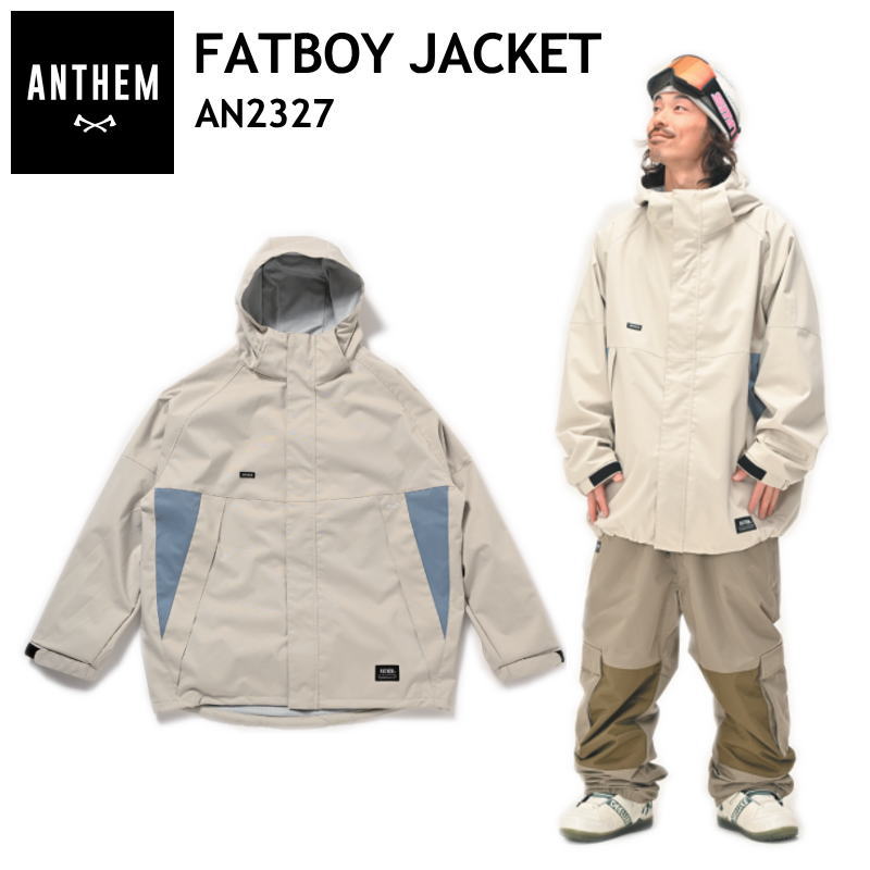 ○ 23-24 ANTHEM FATBOY JACKET SNOW WHITE AN2327 アンセム スノボ