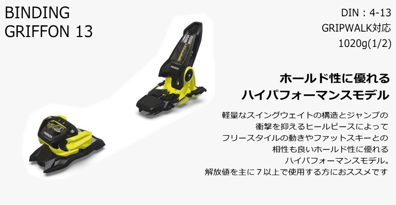 LINE SAKANA+GRIFFON 13[174cm/センター幅105mm幅] 25モデル スキー板