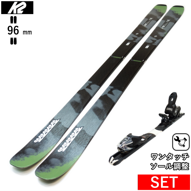 K2 K2 MINDBENDER 96C+XPRESS 10 GW ワンタッチ調整ビンディング付 25