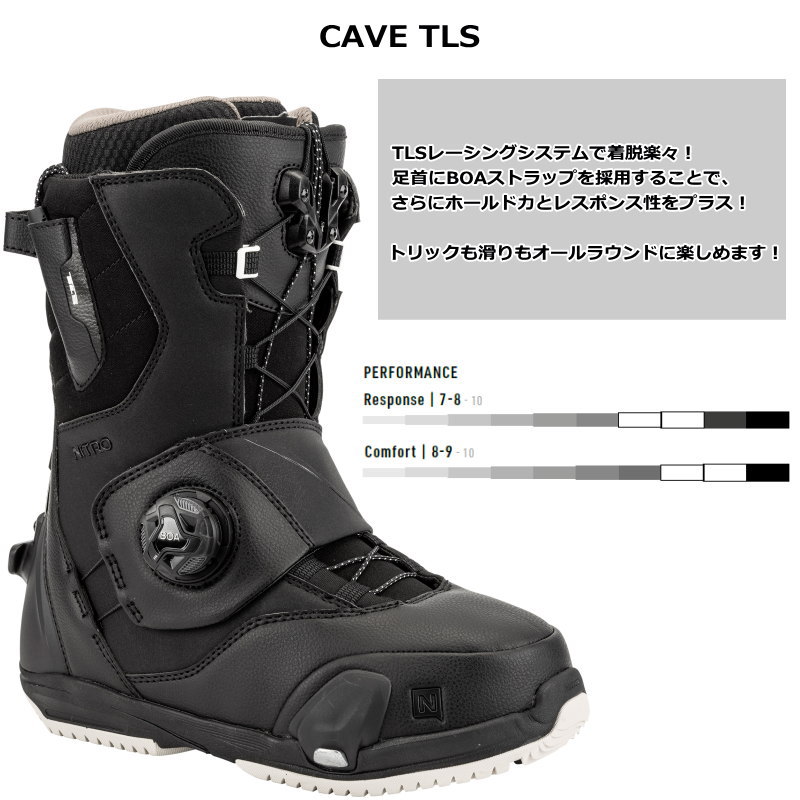 NITRO（ナイトロ） 24-25 NITRO CAVE TLS STEP ON カラー:Black + FLUX