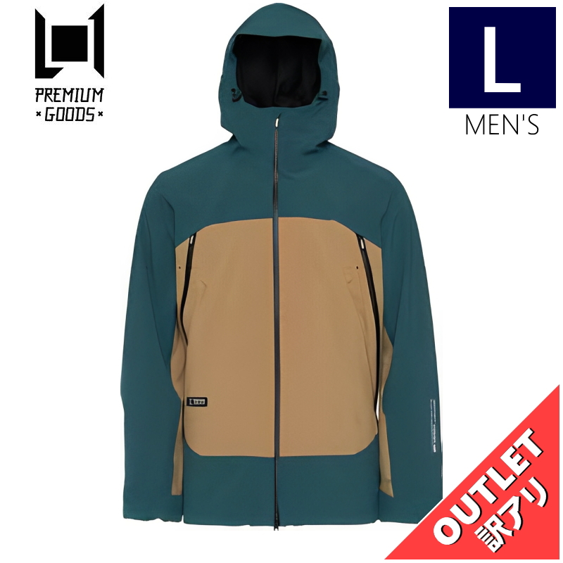 L1 【OUTLET】23-24 L1 ORION JKT ABYSS DULL GOLD Lサイズ メンズ