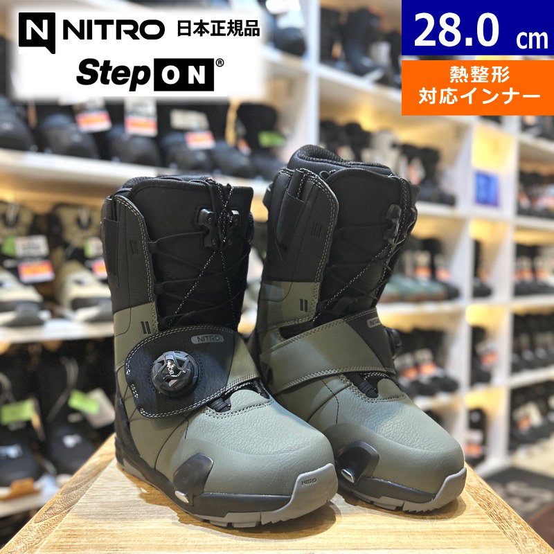 25-26 NITRO VENTURE STEP ON TLS カラー:Shadow-Black 28cm ナイトロ