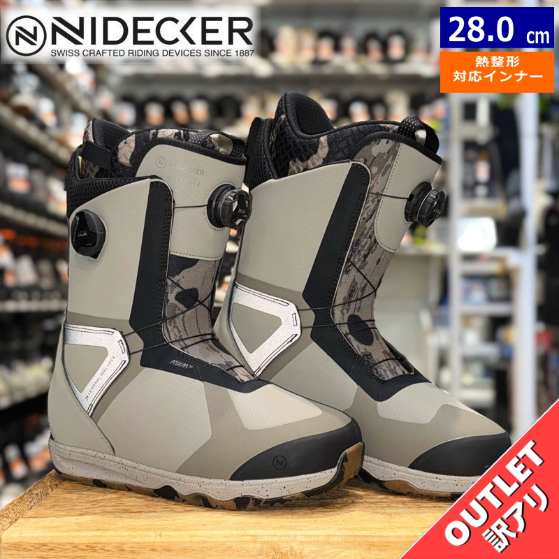 ラスト1点】 【OUTLET】24-25 NIDECKER KITA カラー:EJACK 28cm