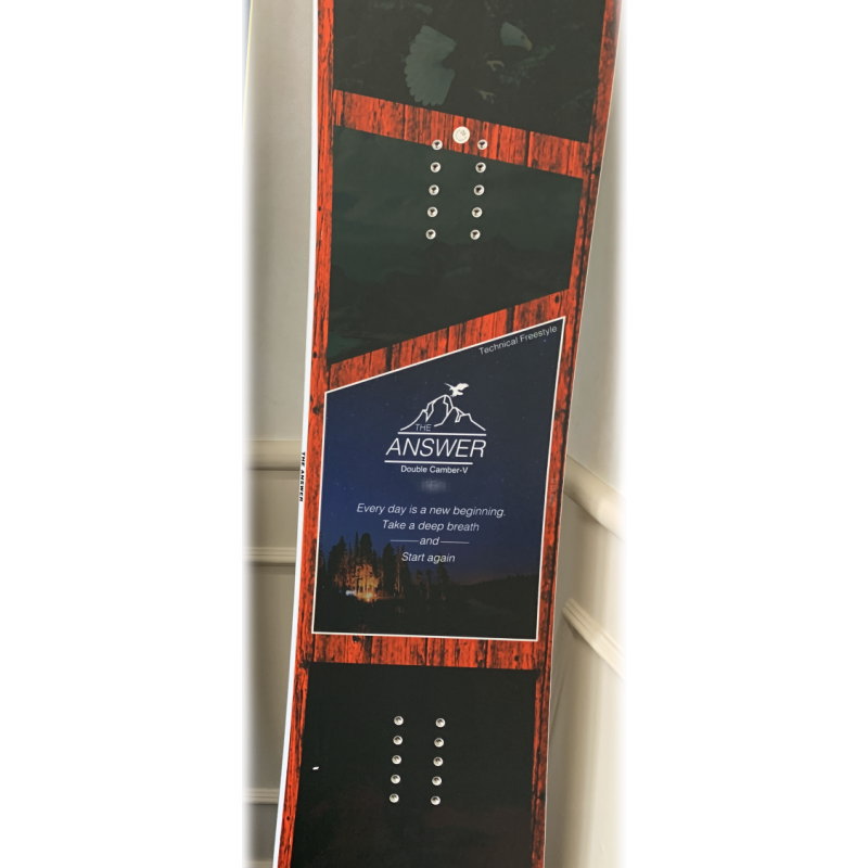 ラスト1点】メンズ スノーボード 板 型落ち ELAN ANSWER :RED 151cm 23