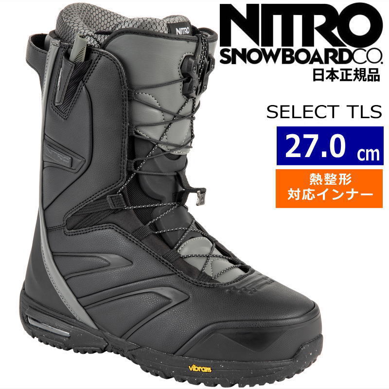 ラスト1点】 23-24 NITRO SELECT TLS カラー:Black 27cm ナイトロ